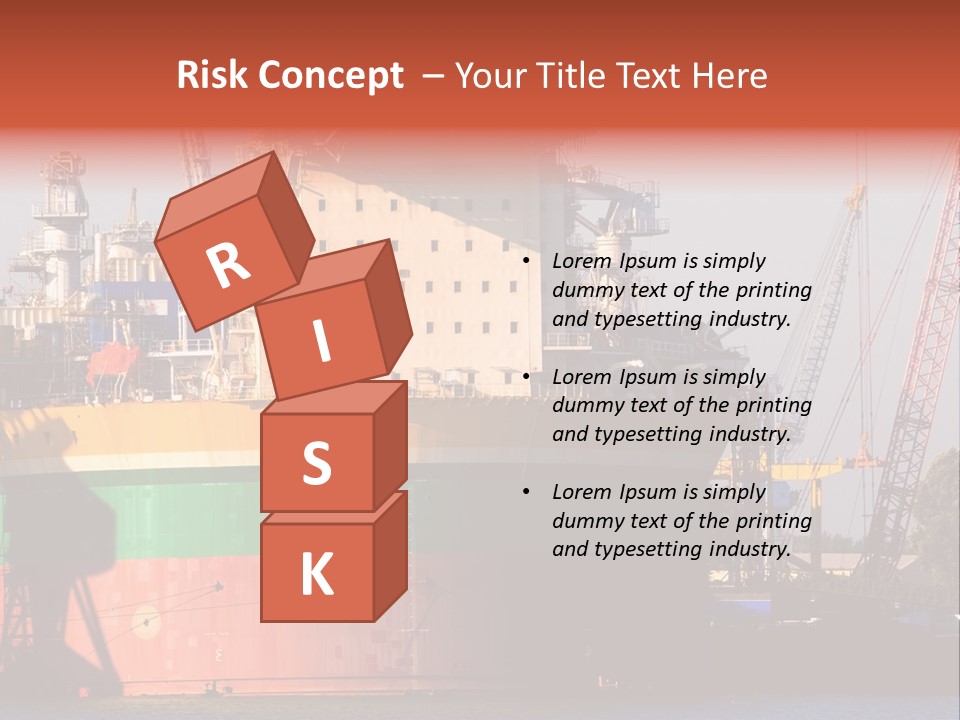 A Large Green And Yellow Boat In A Body Of Water PowerPoint Template