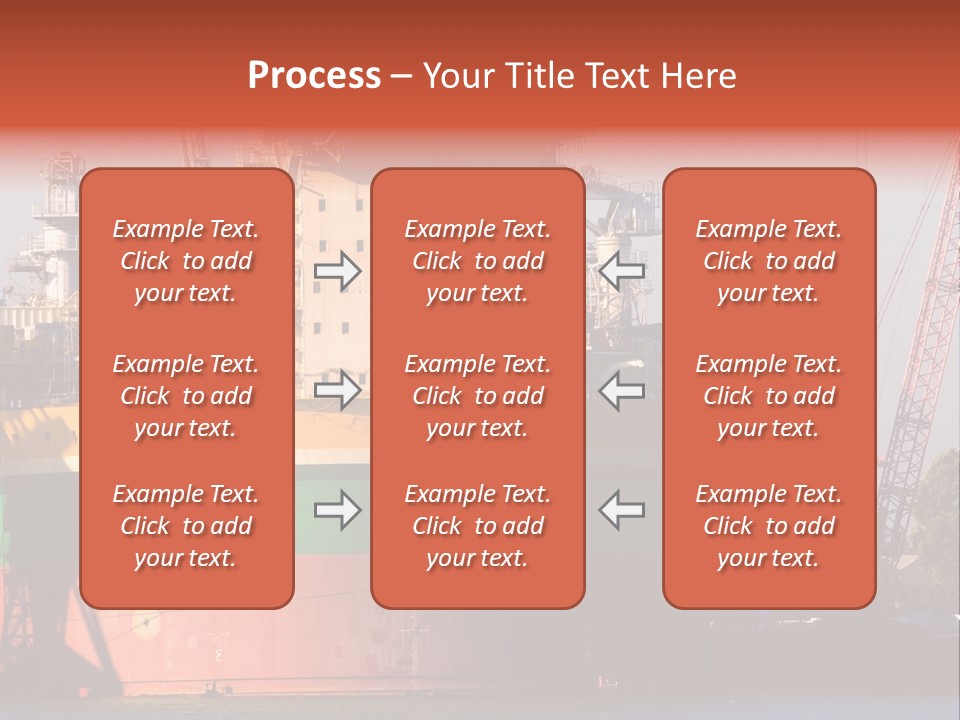 A Large Green And Yellow Boat In A Body Of Water PowerPoint Template