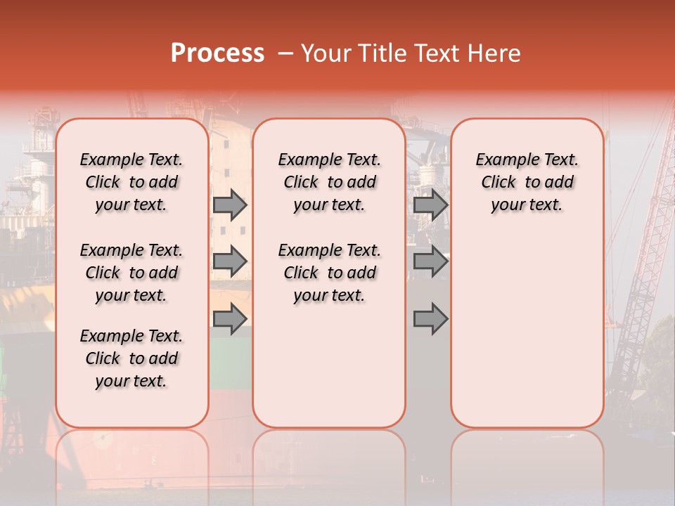A Large Green And Yellow Boat In A Body Of Water PowerPoint Template