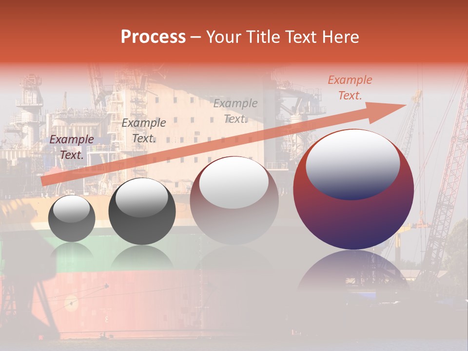 A Large Green And Yellow Boat In A Body Of Water PowerPoint Template