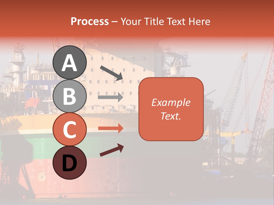 A Large Green And Yellow Boat In A Body Of Water PowerPoint Template