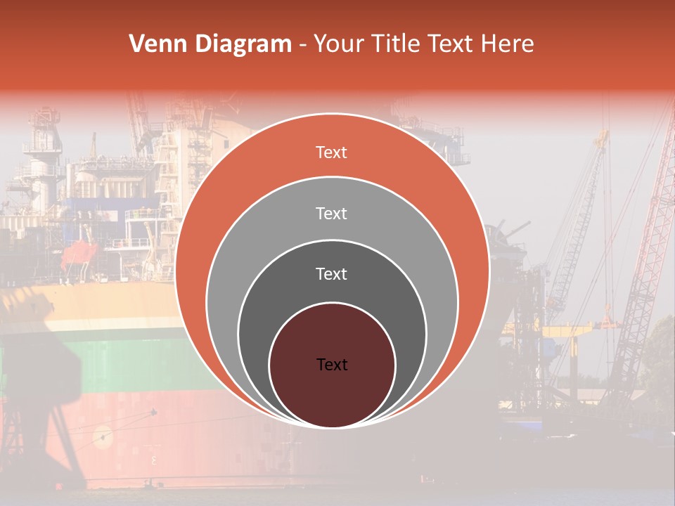 A Large Green And Yellow Boat In A Body Of Water PowerPoint Template