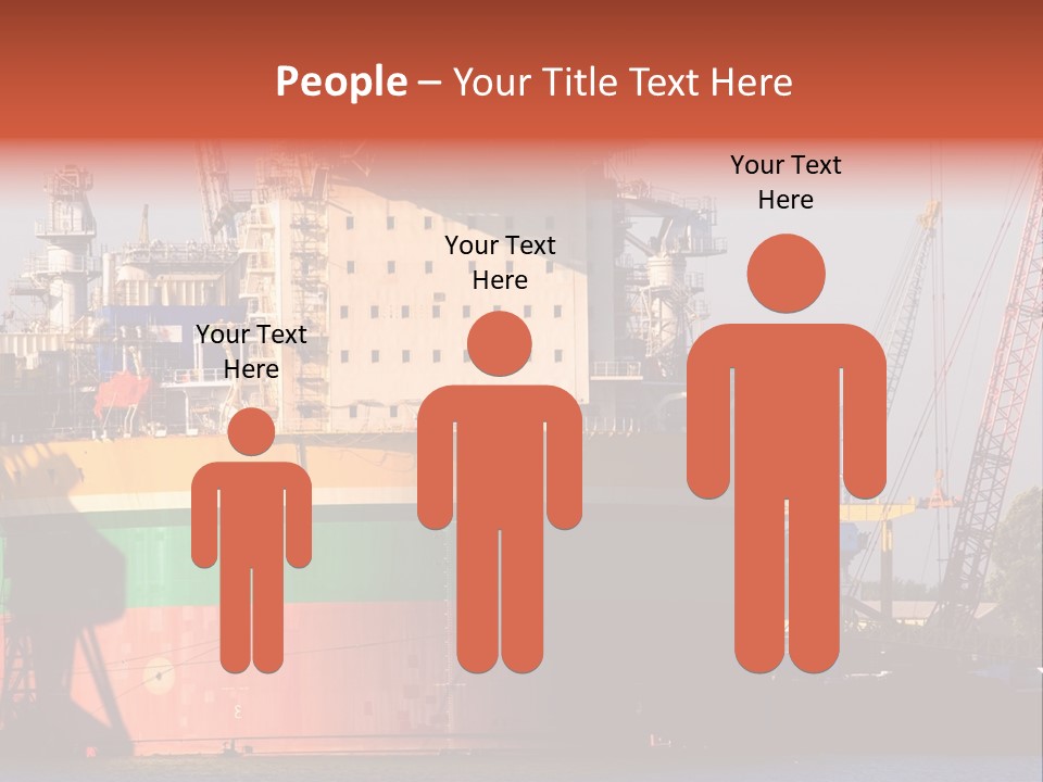 A Large Green And Yellow Boat In A Body Of Water PowerPoint Template