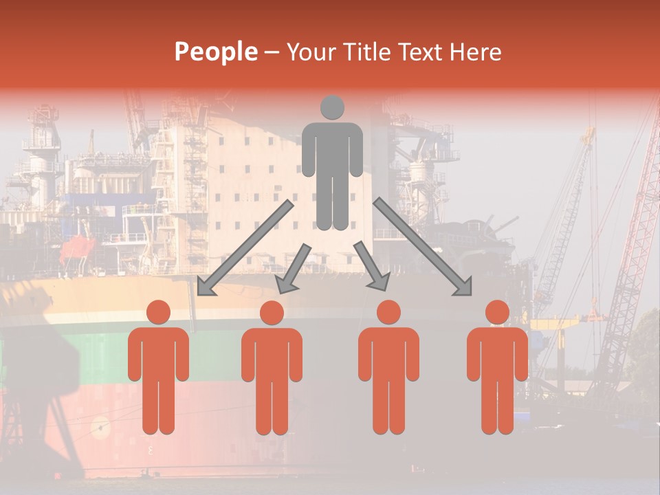 A Large Green And Yellow Boat In A Body Of Water PowerPoint Template