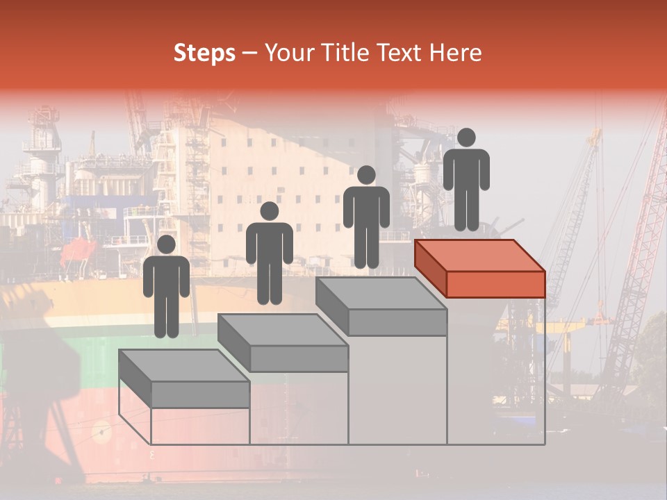 A Large Green And Yellow Boat In A Body Of Water PowerPoint Template