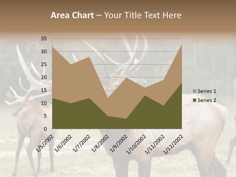 Caribou Elk Wapiti PowerPoint Template