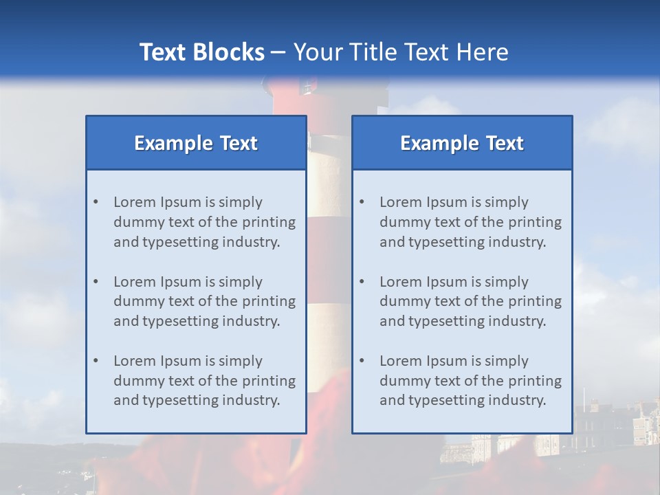 Marina Spotlight Maritime PowerPoint Template