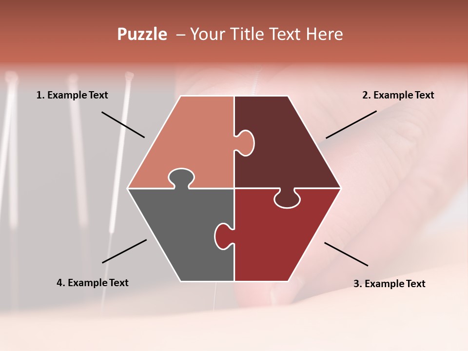 A Person Is Holding Needles In Their Hand PowerPoint Template