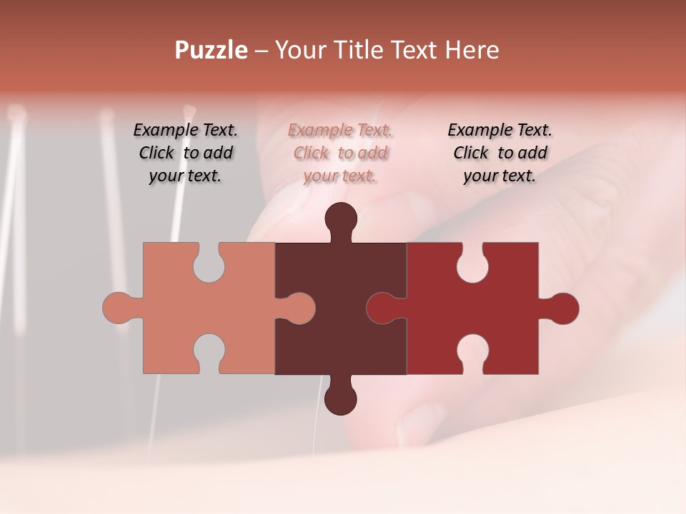 A Person Is Holding Needles In Their Hand PowerPoint Template