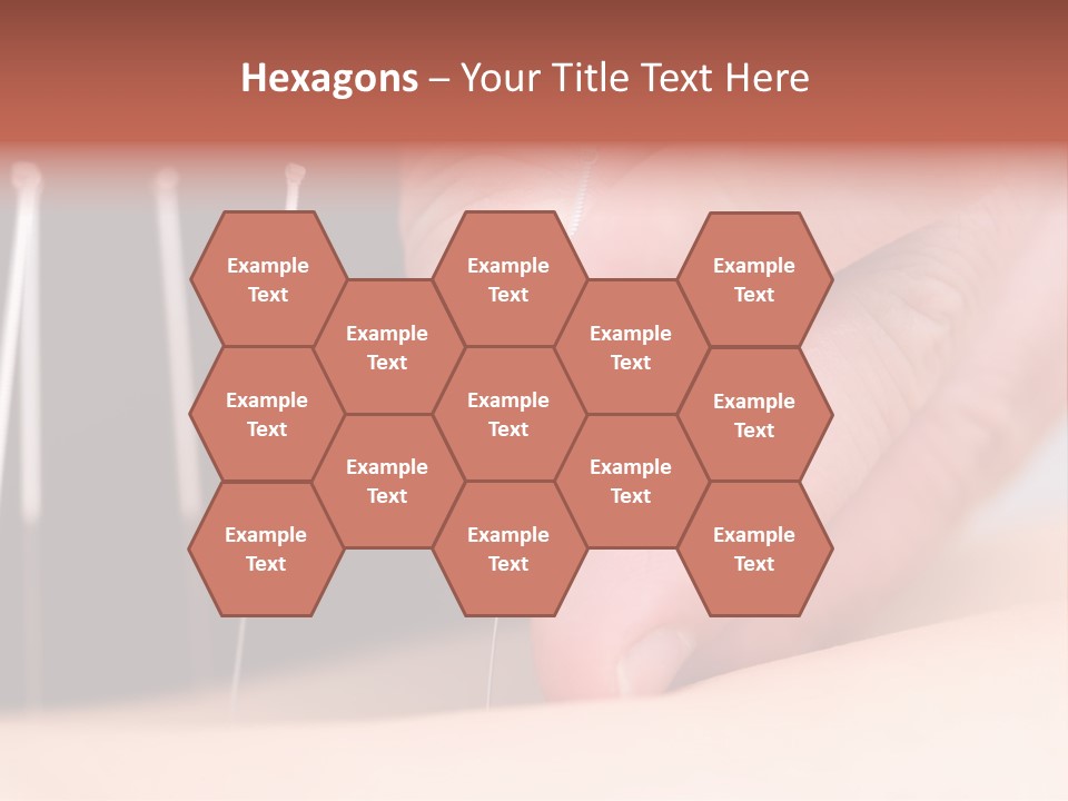 A Person Is Holding Needles In Their Hand PowerPoint Template