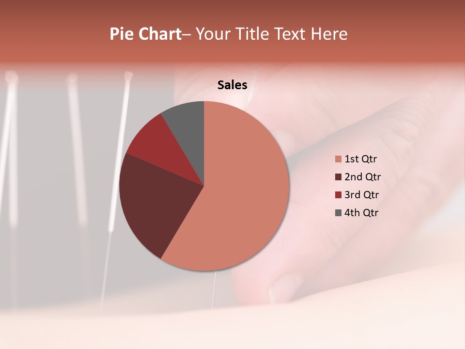 A Person Is Holding Needles In Their Hand PowerPoint Template