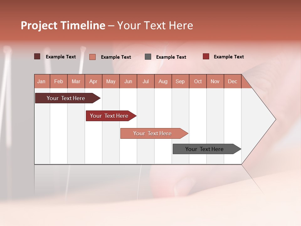 A Person Is Holding Needles In Their Hand PowerPoint Template