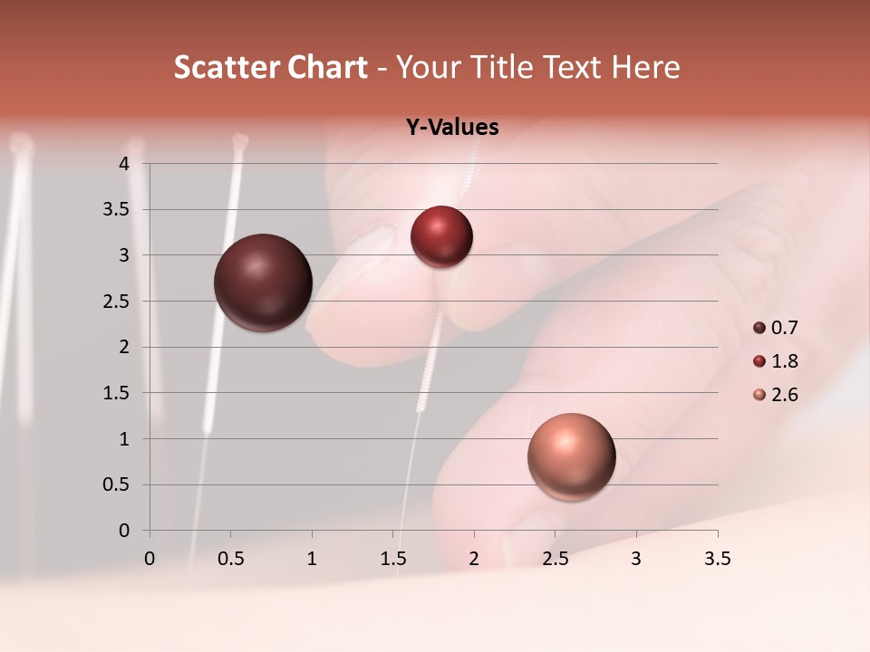 A Person Is Holding Needles In Their Hand PowerPoint Template