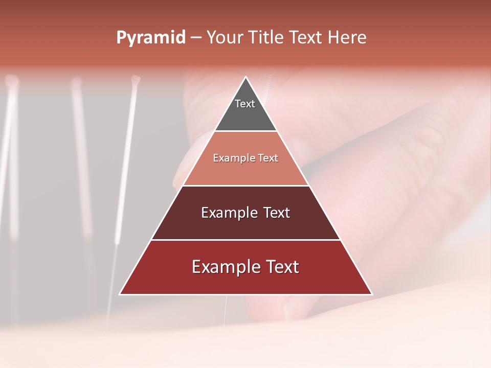 A Person Is Holding Needles In Their Hand PowerPoint Template