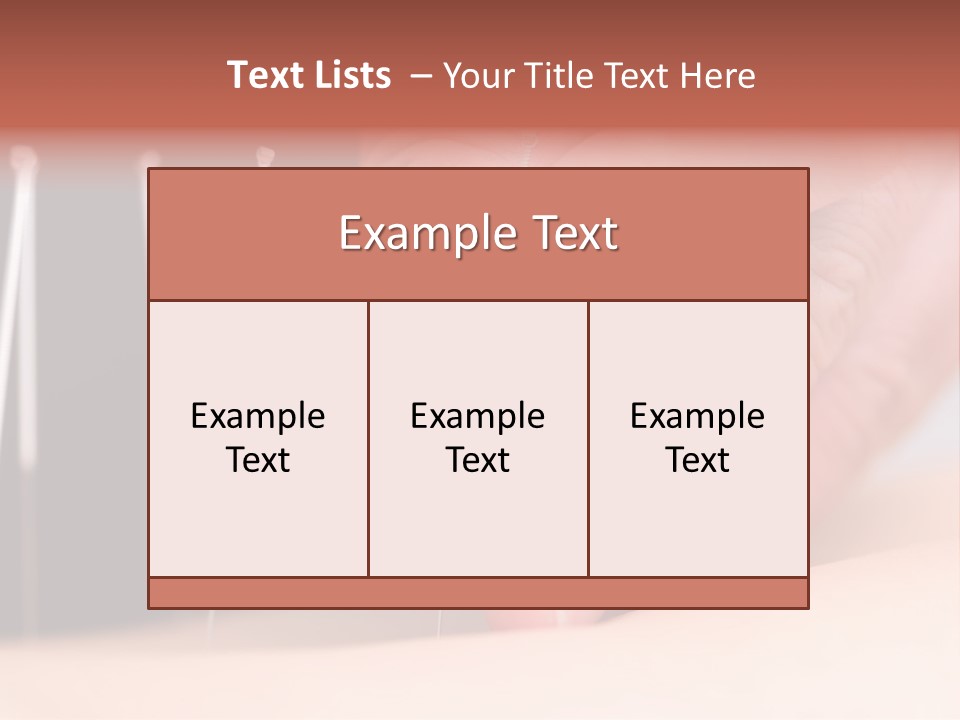 A Person Is Holding Needles In Their Hand PowerPoint Template