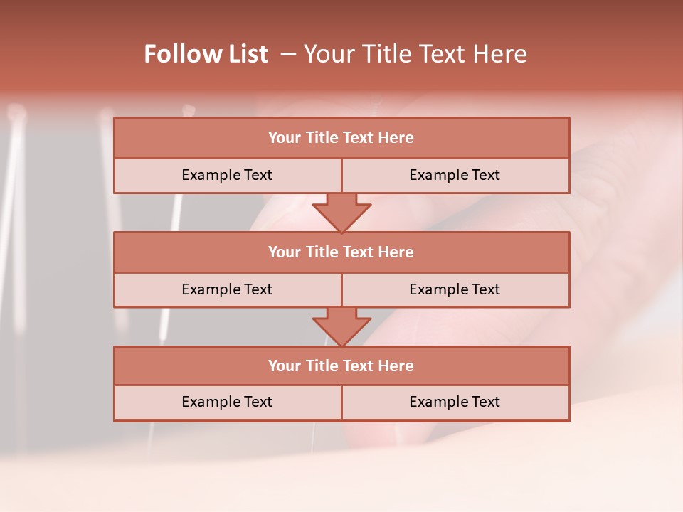 A Person Is Holding Needles In Their Hand PowerPoint Template