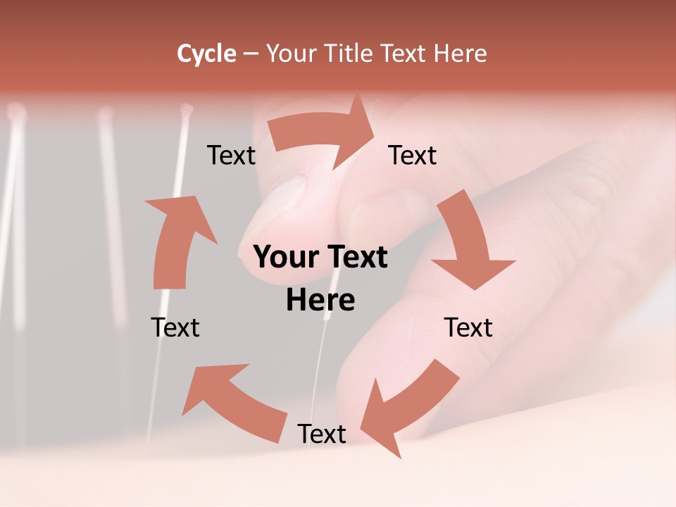 A Person Is Holding Needles In Their Hand PowerPoint Template