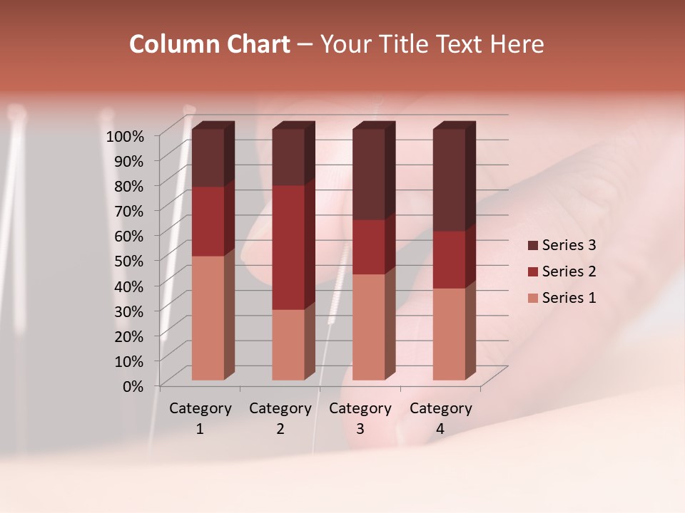 A Person Is Holding Needles In Their Hand PowerPoint Template