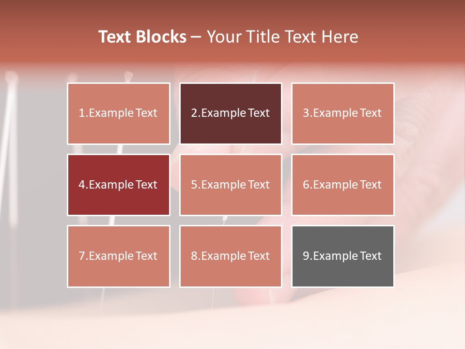 A Person Is Holding Needles In Their Hand PowerPoint Template