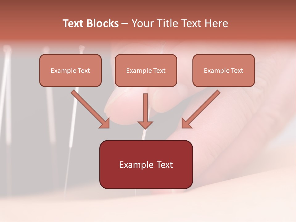 A Person Is Holding Needles In Their Hand PowerPoint Template