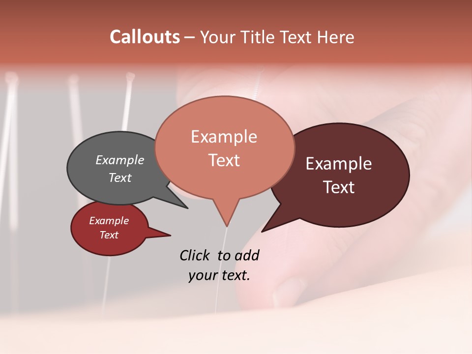 A Person Is Holding Needles In Their Hand PowerPoint Template