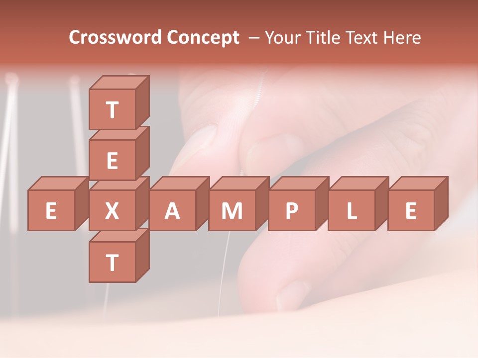 A Person Is Holding Needles In Their Hand PowerPoint Template