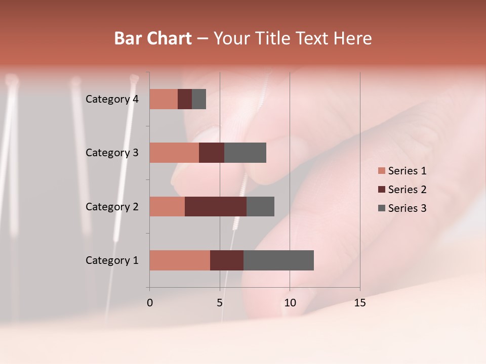 A Person Is Holding Needles In Their Hand PowerPoint Template
