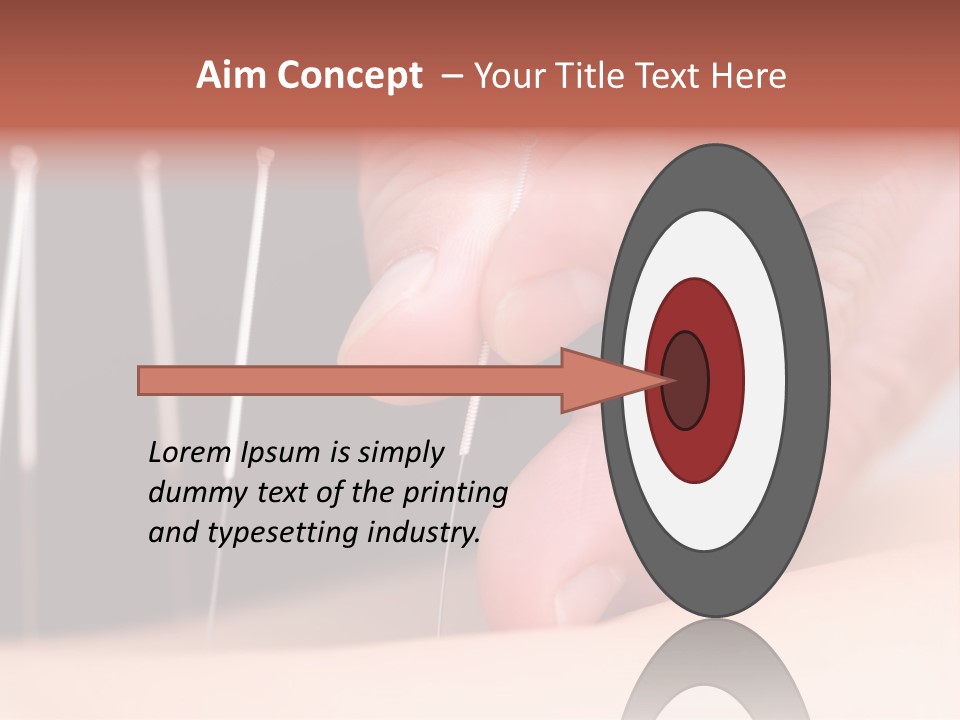 A Person Is Holding Needles In Their Hand PowerPoint Template