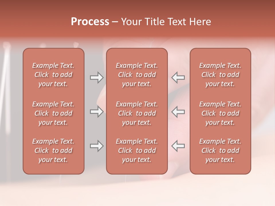 A Person Is Holding Needles In Their Hand PowerPoint Template