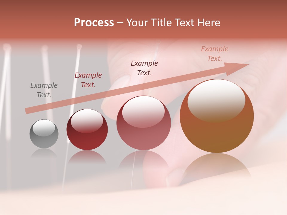 A Person Is Holding Needles In Their Hand PowerPoint Template