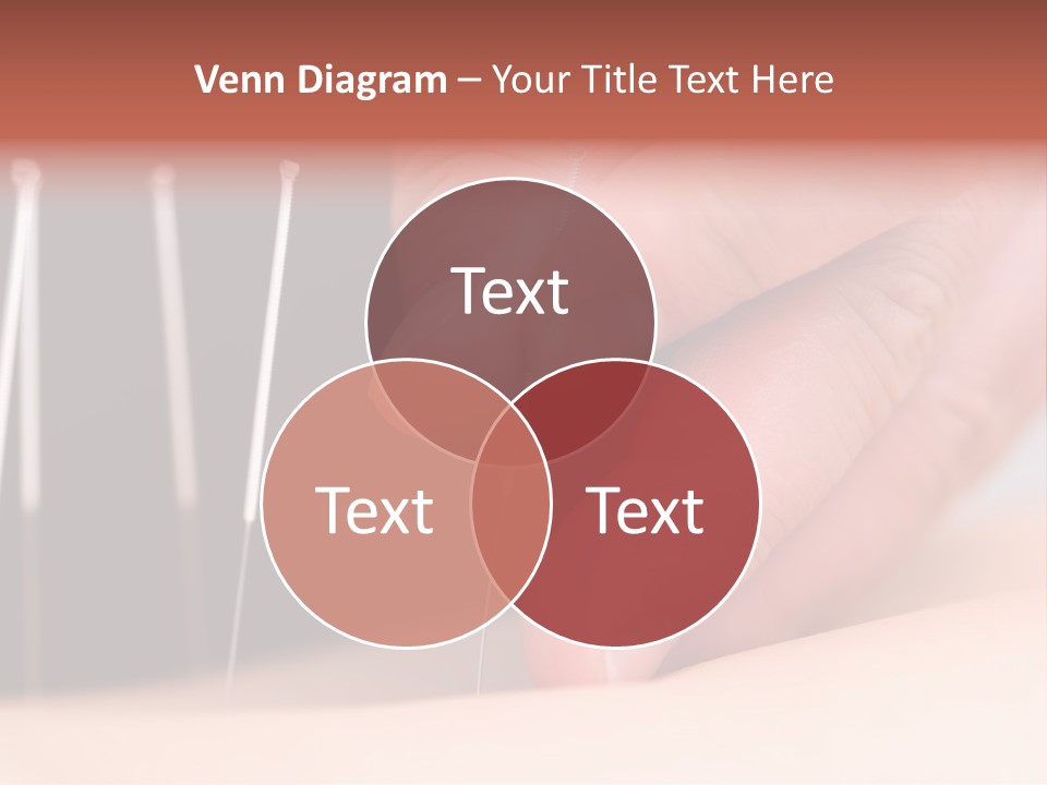 A Person Is Holding Needles In Their Hand PowerPoint Template