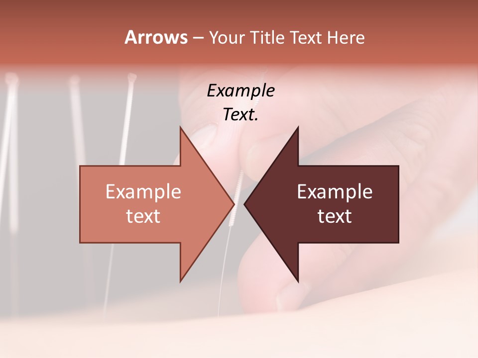 A Person Is Holding Needles In Their Hand PowerPoint Template