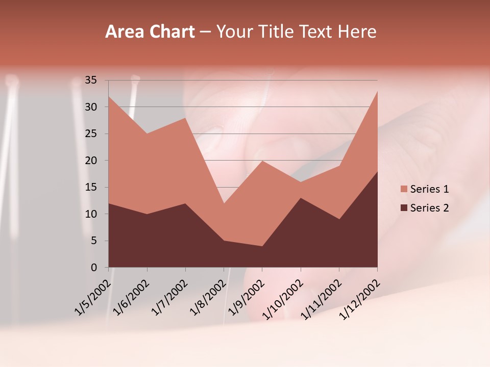 A Person Is Holding Needles In Their Hand PowerPoint Template