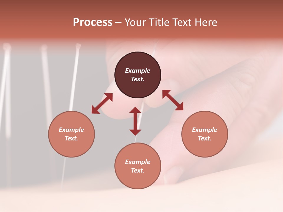 A Person Is Holding Needles In Their Hand PowerPoint Template