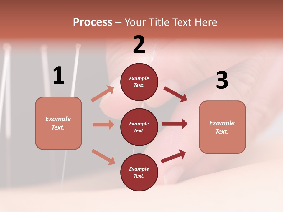 A Person Is Holding Needles In Their Hand PowerPoint Template