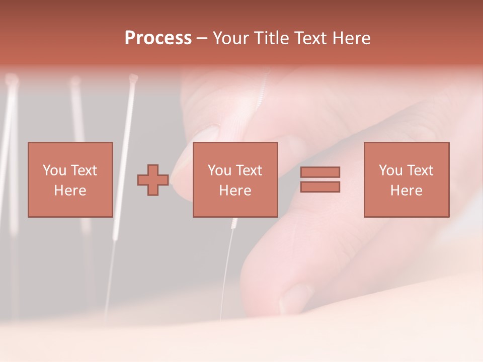 A Person Is Holding Needles In Their Hand PowerPoint Template