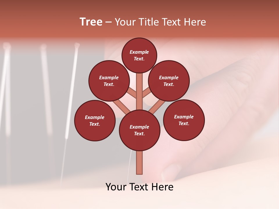 A Person Is Holding Needles In Their Hand PowerPoint Template