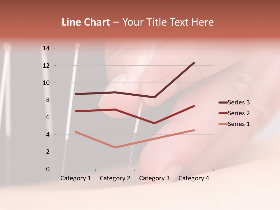 A Person Is Holding Needles In Their Hand PowerPoint Template