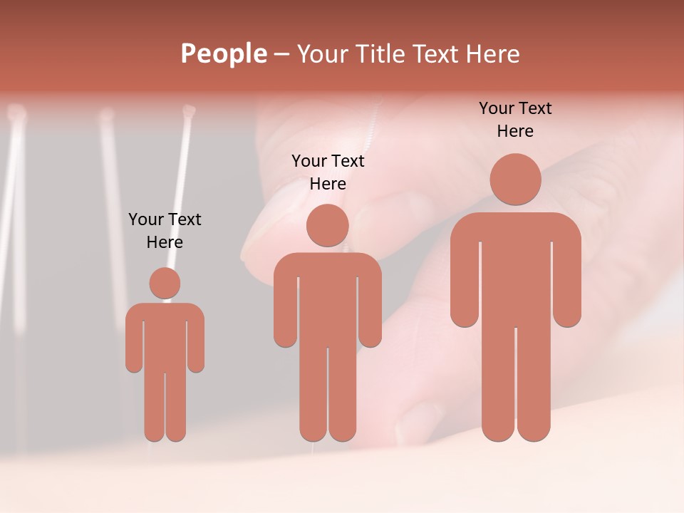 A Person Is Holding Needles In Their Hand PowerPoint Template