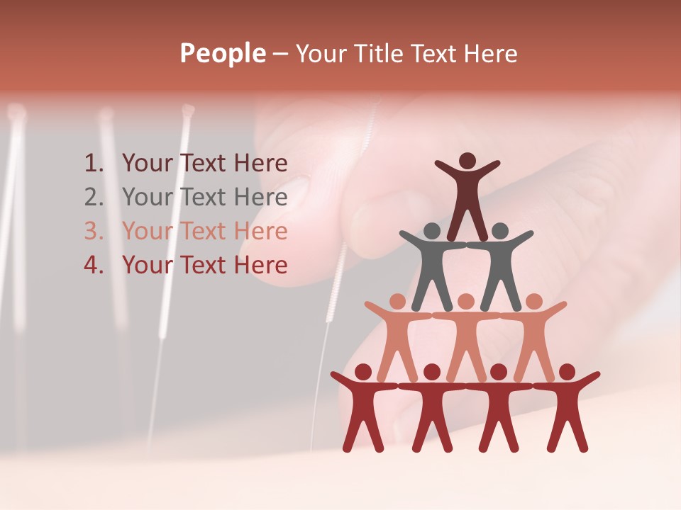 A Person Is Holding Needles In Their Hand PowerPoint Template