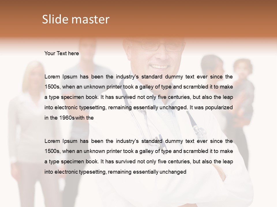 Pattern Motion Lightening PowerPoint Template