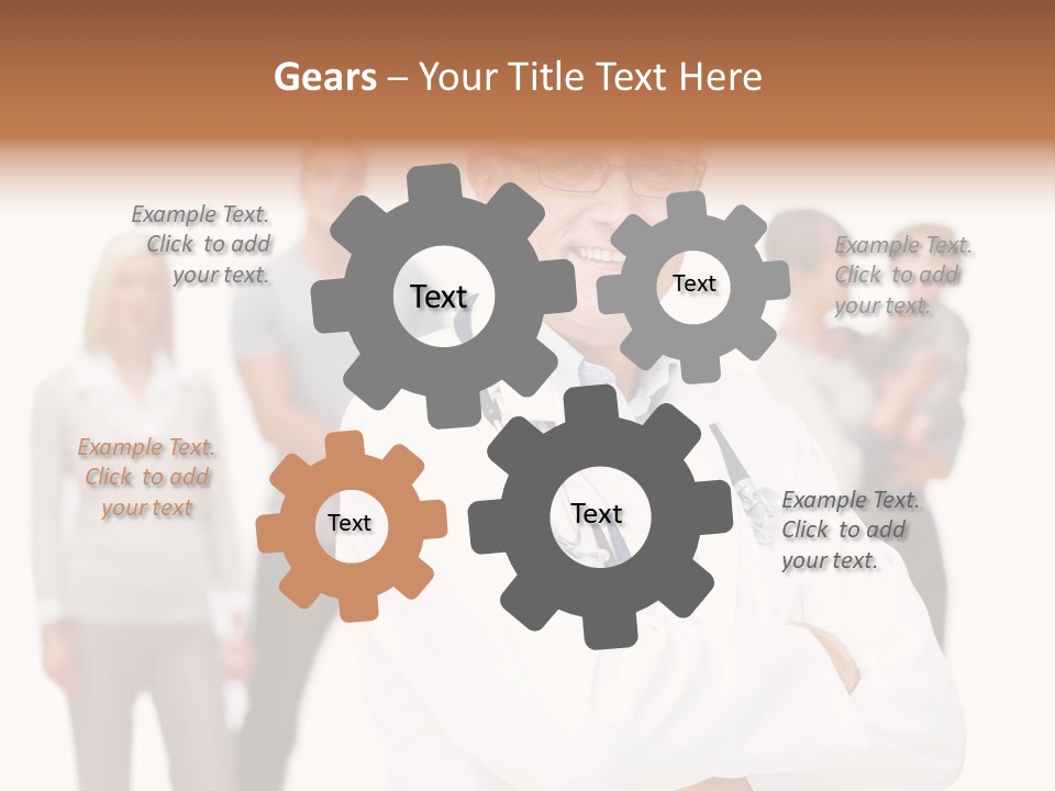 Pattern Motion Lightening PowerPoint Template