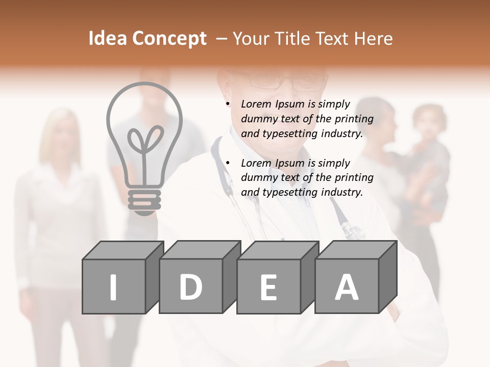 Pattern Motion Lightening PowerPoint Template