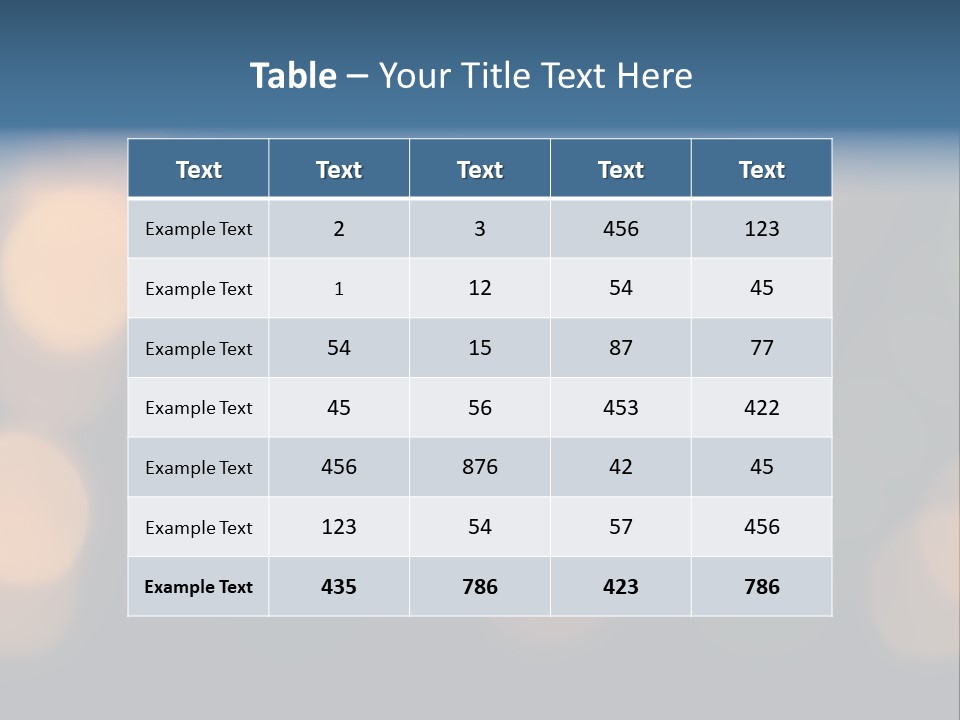 A Blurry Image Of Lights On A Dark Background PowerPoint Template