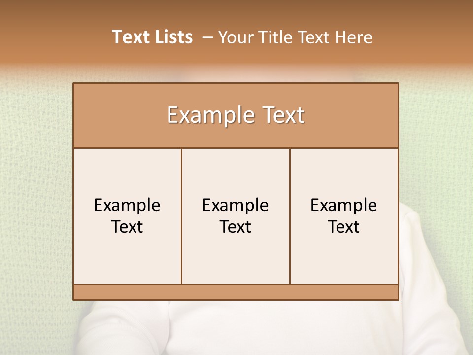 A Smiling Baby Laying On A Green Blanket PowerPoint Template