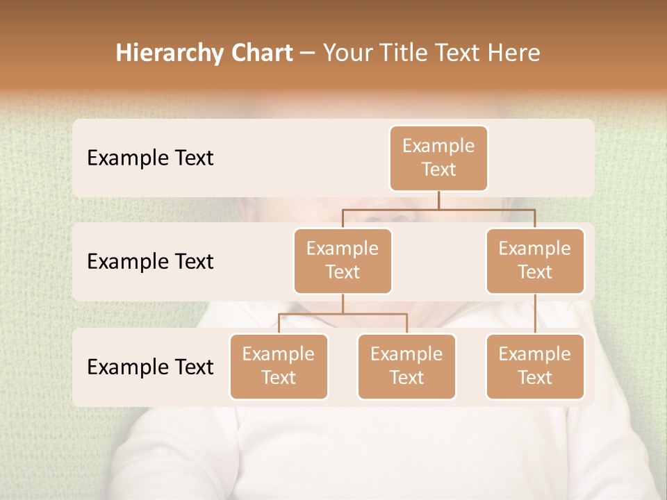 A Smiling Baby Laying On A Green Blanket PowerPoint Template