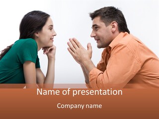 Man Husband Smart PowerPoint Template