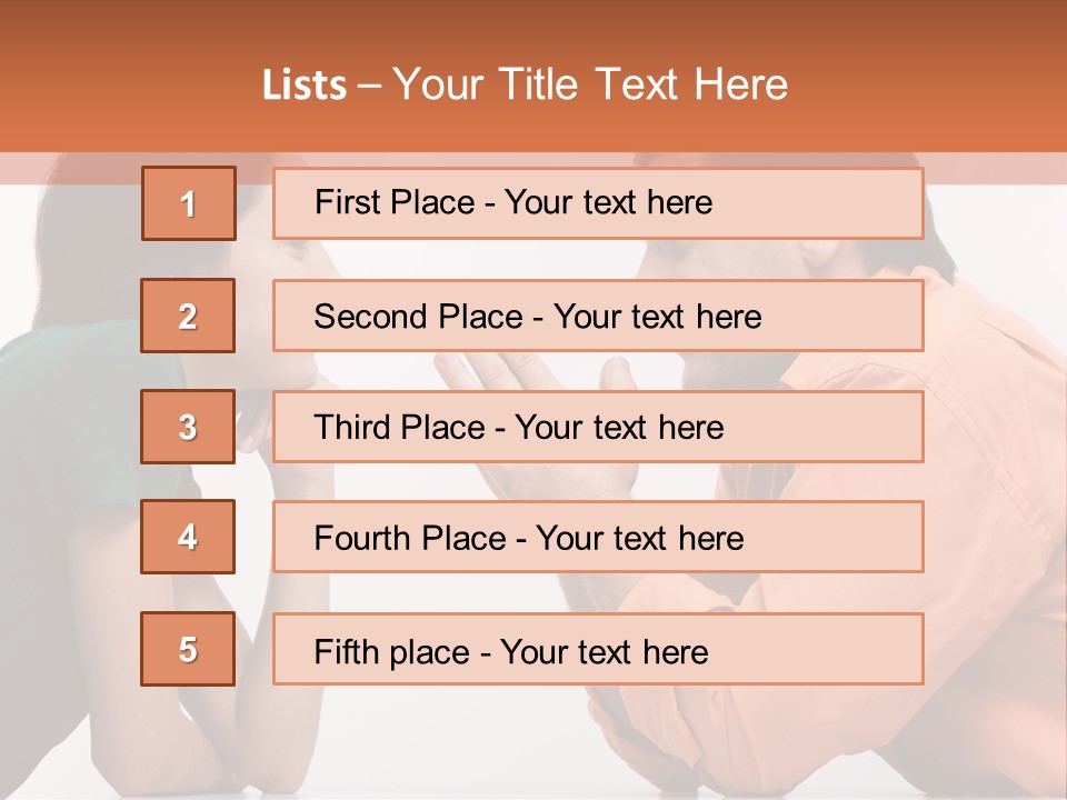 Man Husband Smart PowerPoint Template