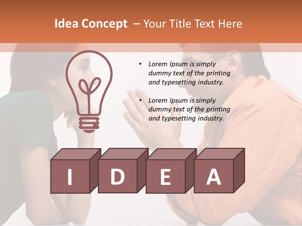 Man Husband Smart PowerPoint Template