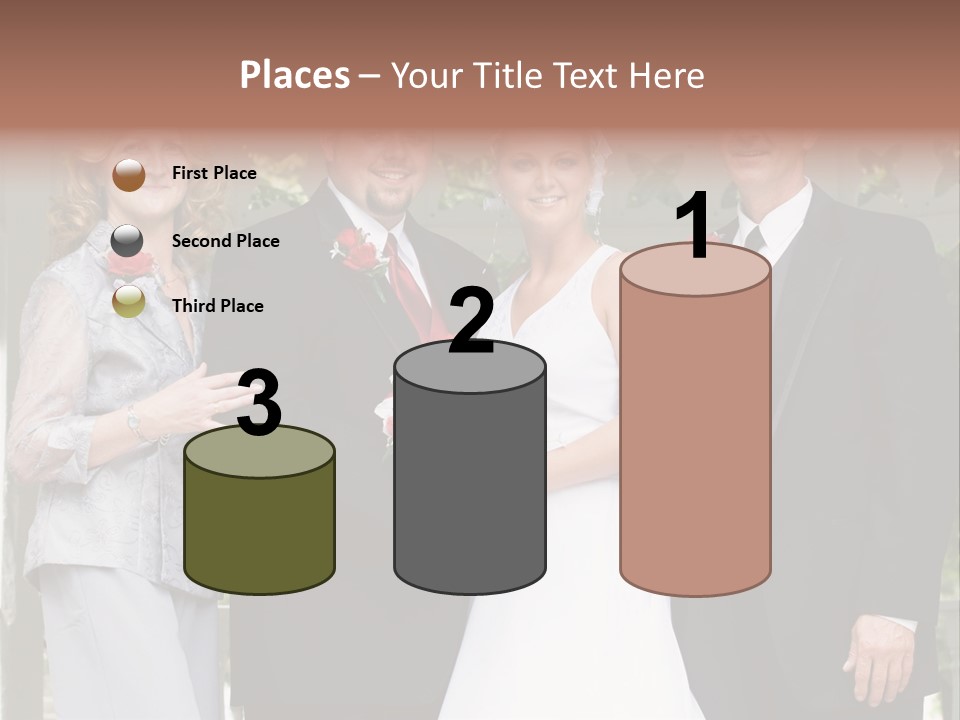 Happiness Caucasian Marriage PowerPoint Template